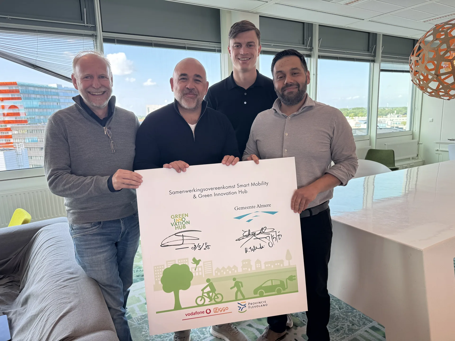 Ondertekening samenwerkingsovereenkomst FlevoMobility